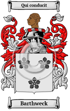 Barthweck Family Crest/Coat of Arms