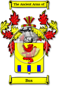 Bus Family Crest Download (JPG) Legacy Series - 600 DPI