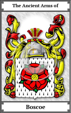 Boscoe Family Crest Download (JPG)  Book Plated - 150 DPI