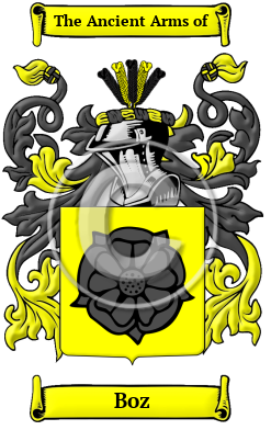 Boz Family Crest/Coat of Arms