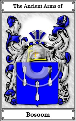Bosoom Family Crest Download (JPG) Book Plated - 600 DPI