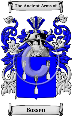 Bossen Family Crest/Coat of Arms