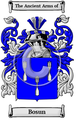 Bosun Family Crest Download (JPG) Heritage Series - 600 DPI