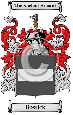 Bostick Family Crest/Coat of Arms