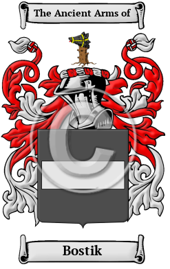 Bostik Family Crest/Coat of Arms