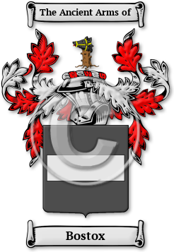 Bostox Family Crest Download (jpg) Legacy Series - 150 DPI