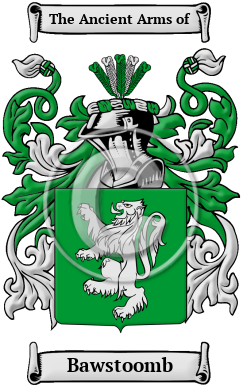 Bawstoomb Family Crest/Coat of Arms