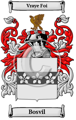 Bosvil Family Crest Download (JPG) Heritage Series - 600 DPI