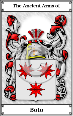Boto Family Crest Download (JPG)  Book Plated - 150 DPI
