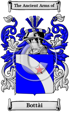 Bottài Family Crest/Coat of Arms