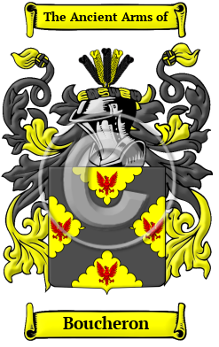Boucheron Family Crest/Coat of Arms