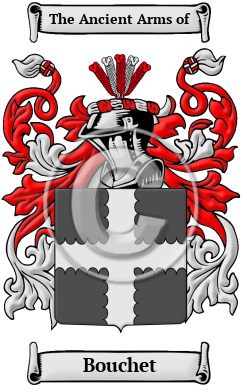 Bouchet Family Crest/Coat of Arms