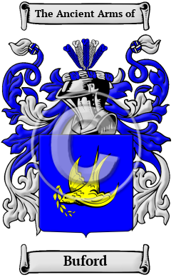 Buford Family Crest/Coat of Arms