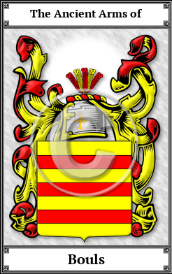 Bouls Family Crest Download (JPG)  Book Plated - 150 DPI