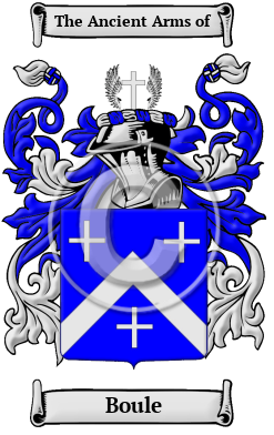 Boule Family Crest/Coat of Arms