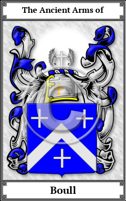 Boull Family Crest Download (JPG) Book Plated - 600 DPI