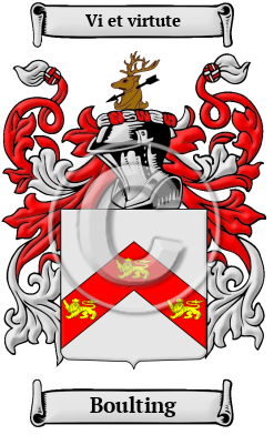 Boulting Family Crest/Coat of Arms