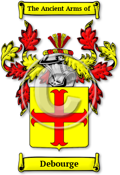 Debourge Family Crest Download (jpg) Legacy Series - 150 DPI