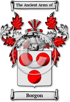 Borgon Family Crest Download (jpg) Legacy Series - 150 DPI
