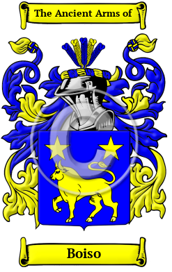 Boiso Family Crest/Coat of Arms