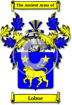 Lobue Family Crest Download (jpg) Legacy Series - 150 DPI