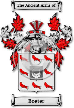 Boeter Family Crest Download (jpg) Legacy Series - 150 DPI