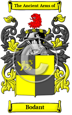 Bodant Family Crest/Coat of Arms