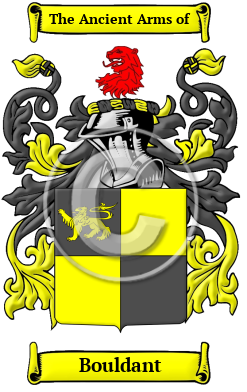 Bouldant Family Crest/Coat of Arms