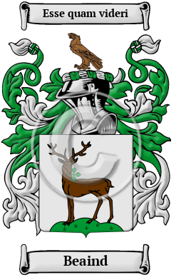 Beaind Family Crest/Coat of Arms