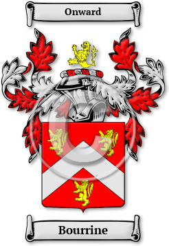 Bourrine Family Crest Download (jpg) Legacy Series - 150 DPI