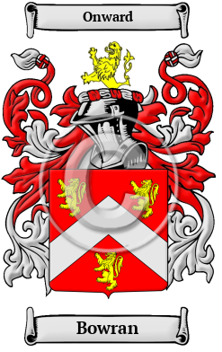 Bowran Family Crest/Coat of Arms
