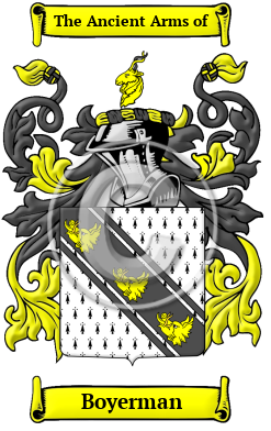 Boyerman Family Crest Download (JPG) Heritage Series - 600 DPI