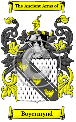 Boyermynd Family Crest/Coat of Arms