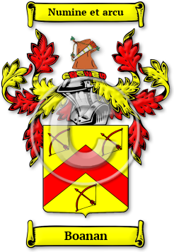 Boanan Family Crest Download (jpg) Legacy Series - 150 DPI
