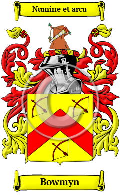 Bowmyn Family Crest/Coat of Arms