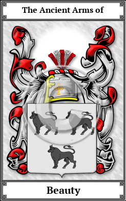 Beauty Family Crest Download (JPG)  Book Plated - 150 DPI