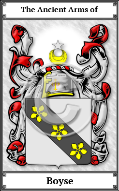 Boyse Family Crest Download (JPG) Book Plated - 600 DPI
