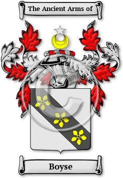 Boyse Family Crest Download (JPG) Legacy Series - 600 DPI