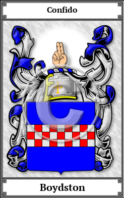 Boydston Family Crest Download (JPG)  Book Plated - 150 DPI