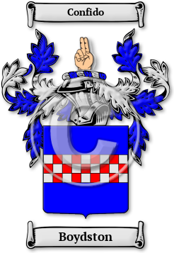 Boydston Family Crest Download (jpg) Legacy Series - 150 DPI