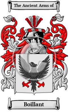 Boillant Family Crest/Coat of Arms