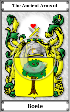 Boele Family Crest Download (JPG)  Book Plated - 150 DPI