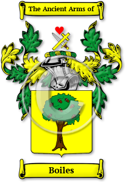 Boiles Family Crest Download (jpg) Legacy Series - 150 DPI