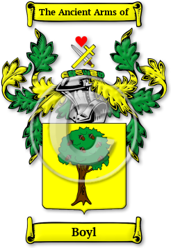 Boyl Family Crest Download (jpg) Legacy Series - 150 DPI