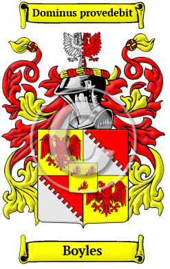 Boyles Family Crest/Coat of Arms