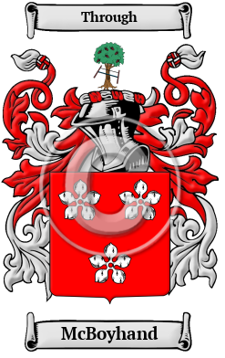 McBoyhand Family Crest/Coat of Arms