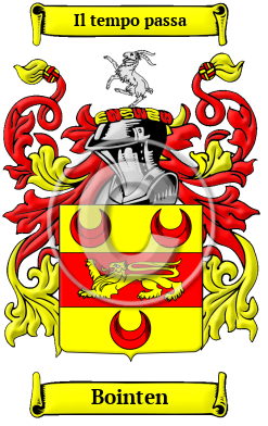 Bointen Family Crest/Coat of Arms