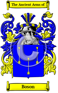 Boson Family Crest/Coat of Arms