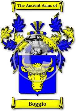 Boggio Family Crest Download (jpg) Legacy Series - 150 DPI