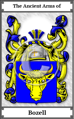 Bozell Family Crest Download (JPG)  Book Plated - 150 DPI
